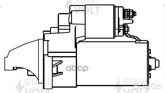 Стартер для с/т JCB/Perkins с дв. Perkins 400 s