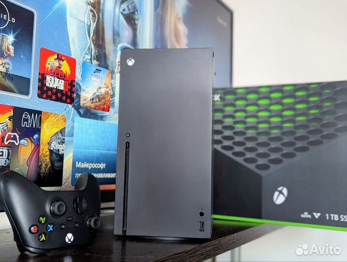 Xbox series X (10) идеал с 400 играми в подарок