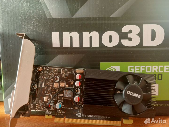 Видеокарта nvidia geforce gt 1030, 2gb gddr5
