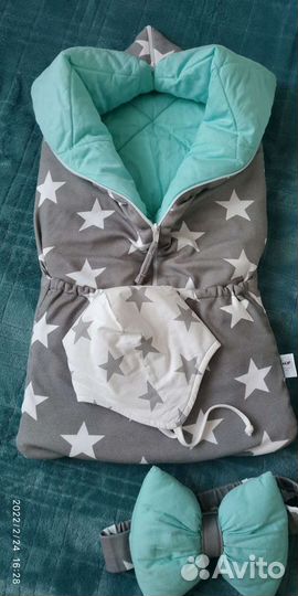 Конверт-одеяло на выписку Крошка Енот