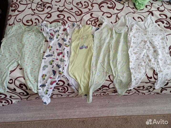 Детская одежда б/у для мальчика пакет 50-58