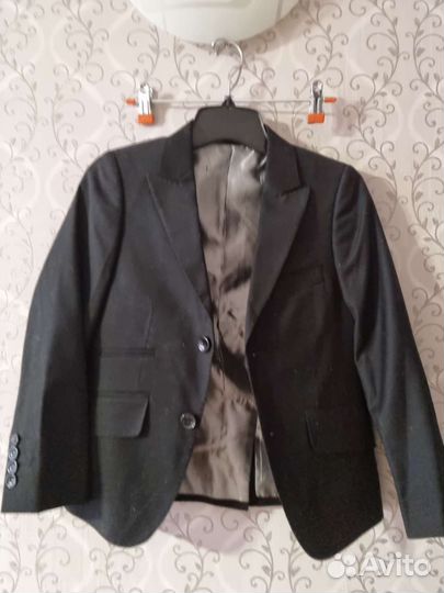 Пиджак школьный для мальчика 122