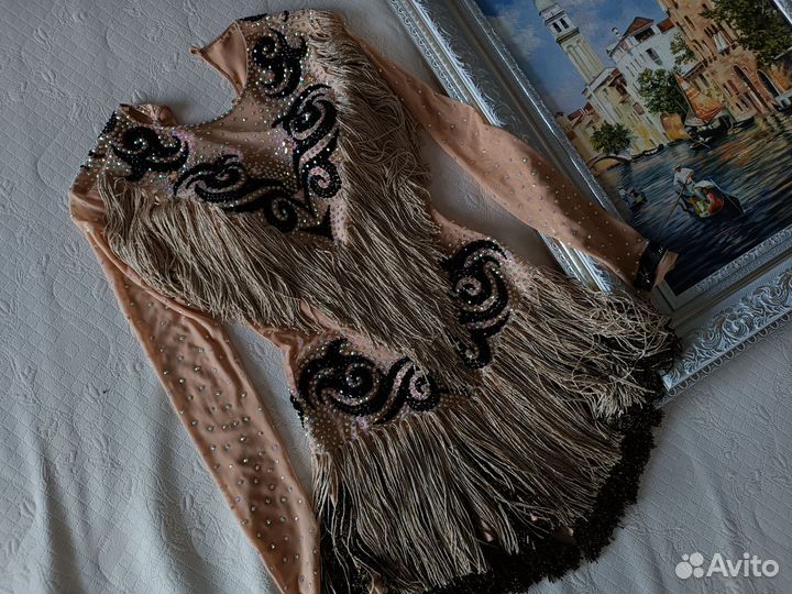 Платье для бальных танцев ю2/ю1 латина Сваровски