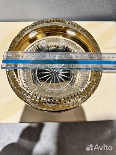 Ваза хрустальная Bohemia конфетница