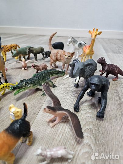 Коллекция животных и птиц для детского развития