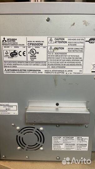 Принтер Mitsubishi Electric CP9550DW