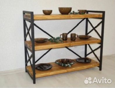 Стеллаж лофт, металлический стеллаж