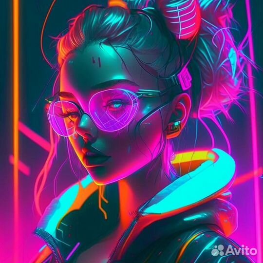 Портрет по фото, аватар нейросетью. Арты готовые