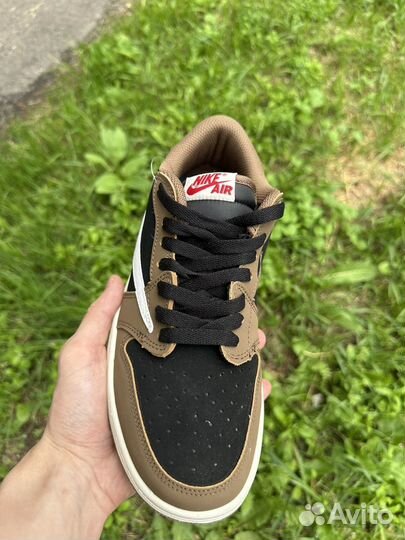 Кроссовки Nike air jordan 1 low travis scott