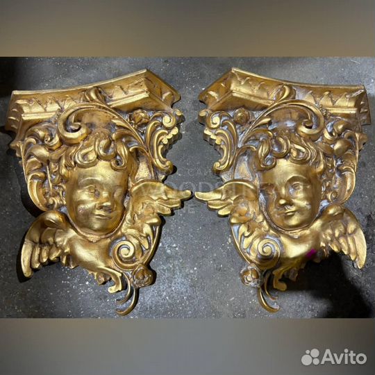 Консоль. Полка. Барокко. Антикварная мебель