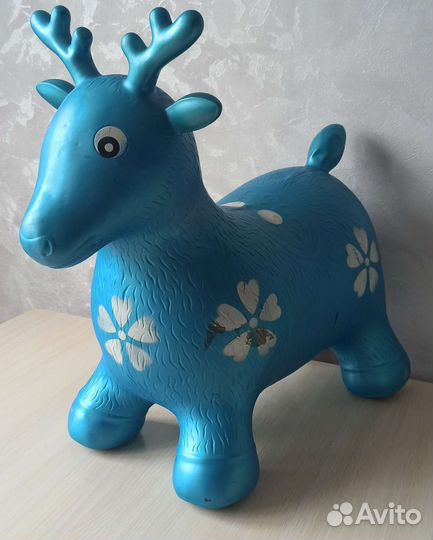 Резиновый олень прыгунок надувной