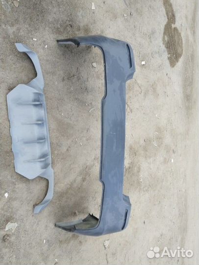 Задний бампер мтех с диффузором