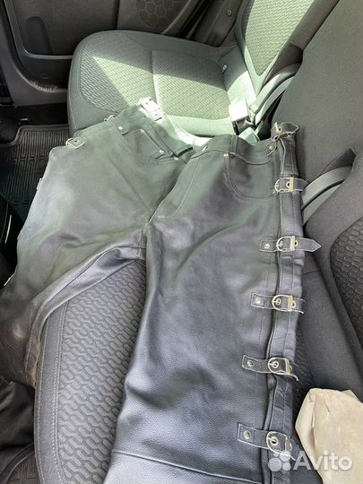 Мотоштаны натуральная кожа