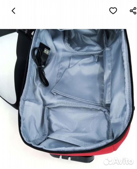 Рюкзак однолямочный унисекс с замком