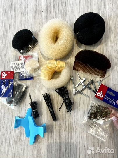 Зажимы для волос, шпильки, невидимки