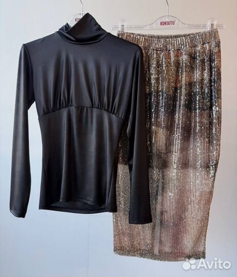 Юбка Италия паетки