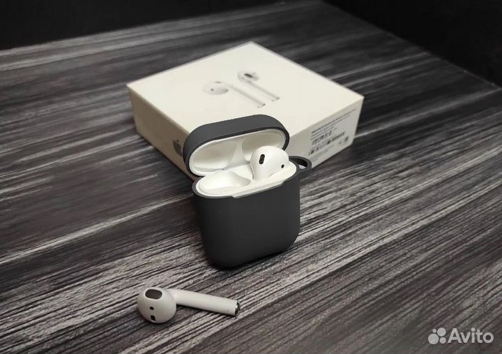 AirPods 2 (новые, ростест, бонус чехол)
