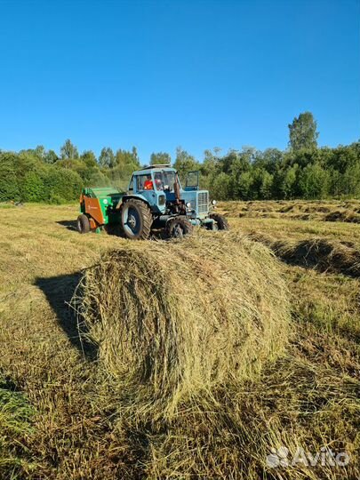 Сено в рулонах