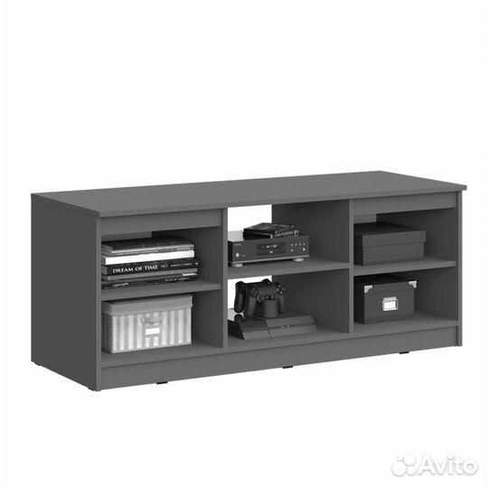 Тумба под тв Челси, дуб сонома/белый глянец