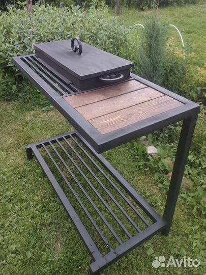 Мангал со съемной жаровней