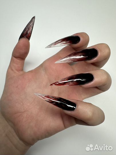 Маникюр гель лак наращивание ногтей москва