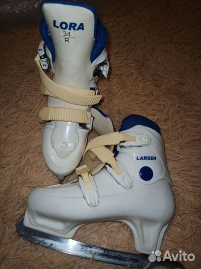 Коньки фигурные Larsen Lora 34р