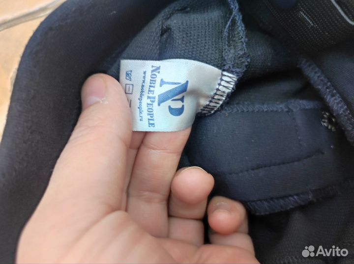 Брюки кюлоты чёрные для девочки noble people 122