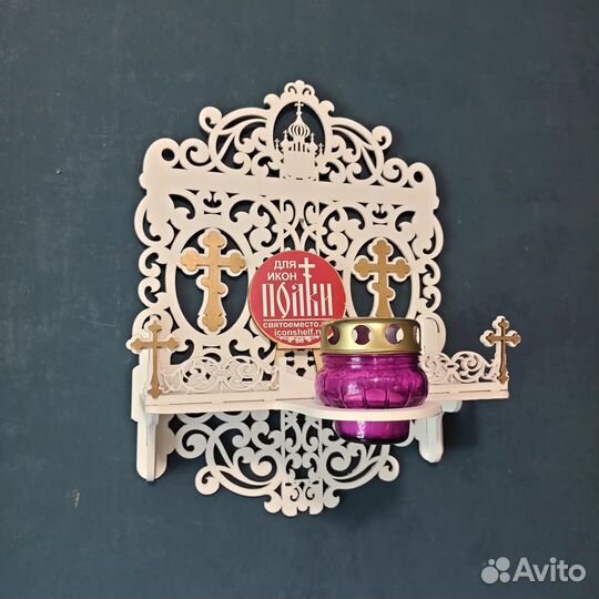 Полка для икон Иконостас Модель 93 Красный угол 1