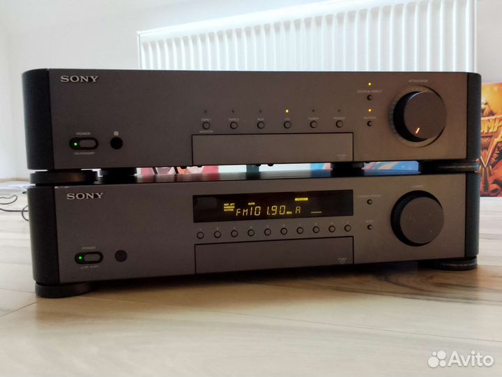 Усилитель и тюнер sony