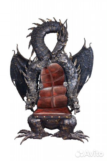 Кресло дракон кованое