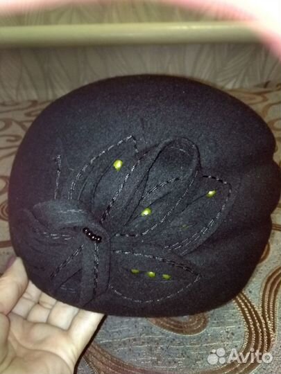 Шапка берет фетровый