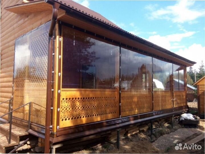 Мягкие окна из пвх пленки / не лопаются