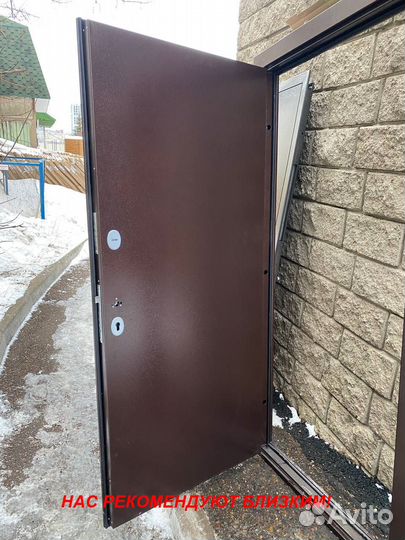 Толстая дверь входная с бесплатной установкой