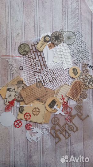 Большой набор вырубки для скрапбукинга