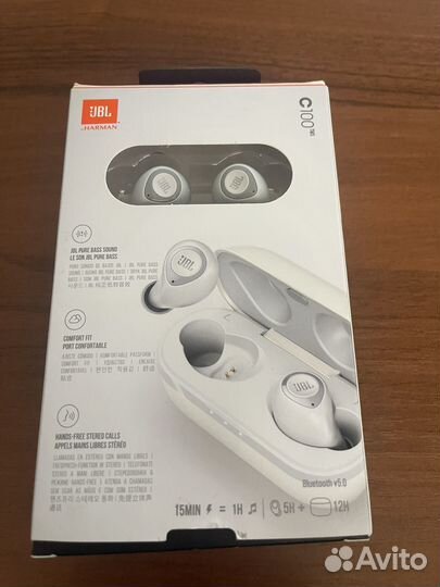 Беспроводные наушники jbl C100