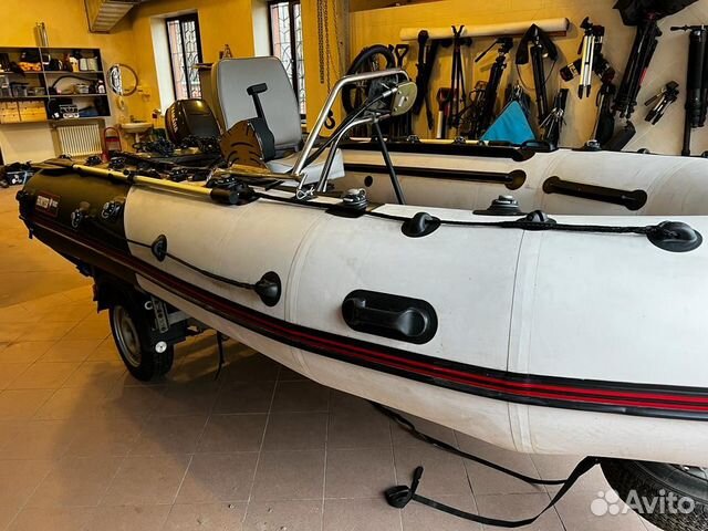 Лодка надувная хантер 420 нднд с мот yamaha 9.9