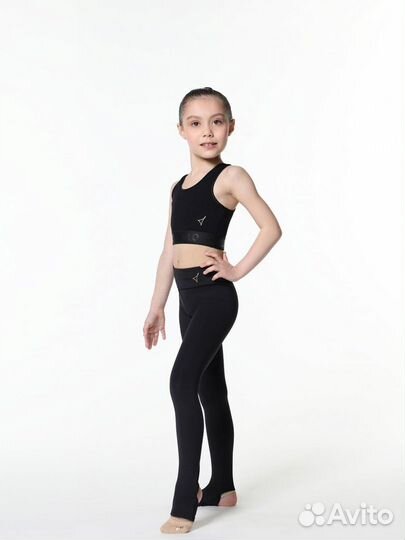 Легинсы solo с вырезом под пятку 