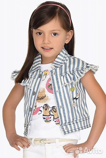 Джинсовая жилетка mayoral