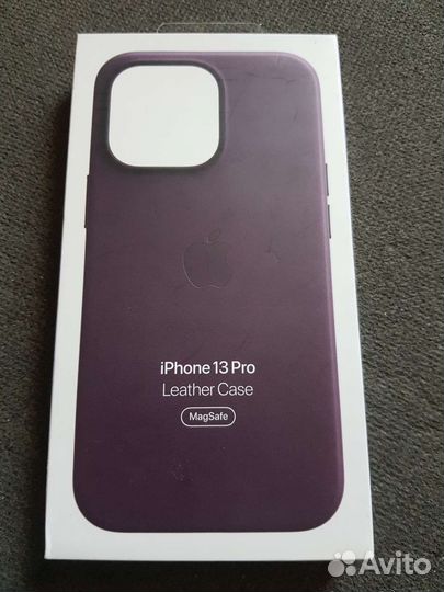 Оригинал LeatherCase MM1A3ZE/A iPhone 13 Pro Вишня