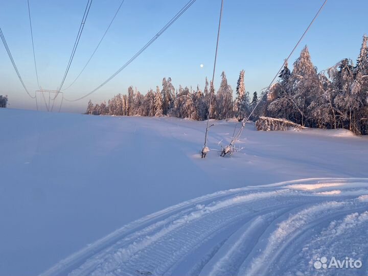 Прогулка на снегоходе