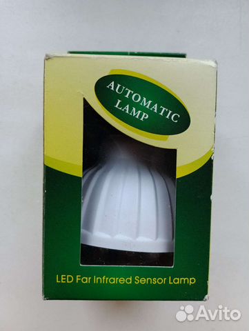 Лампочка с датчиком движения