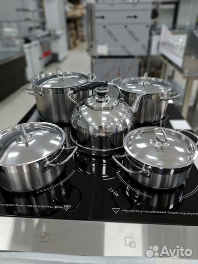 Кастрюля 7л нержавейка