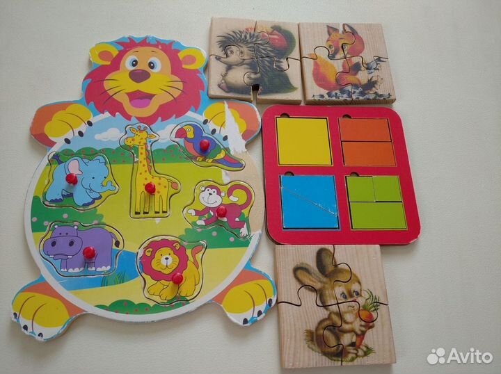 Развивающие игрушки и книжки пакетом