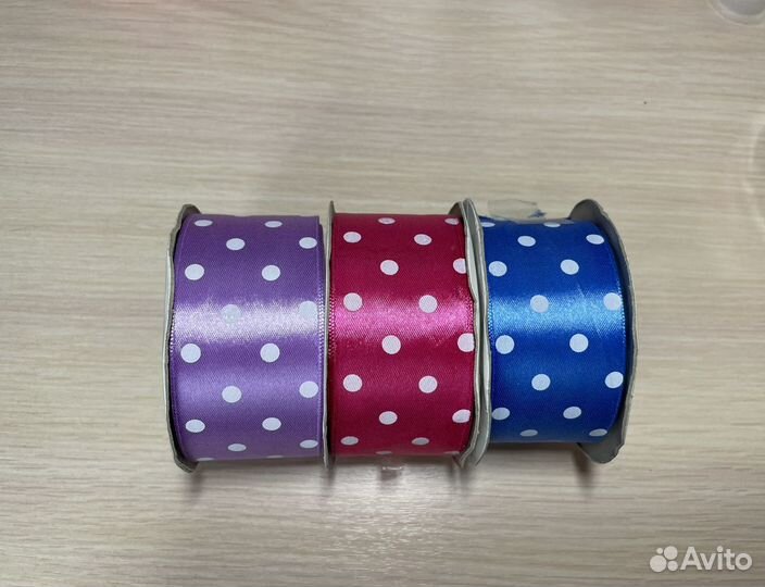 Набор атласной ленты