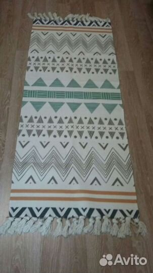 Ковёр из хлопка и льна