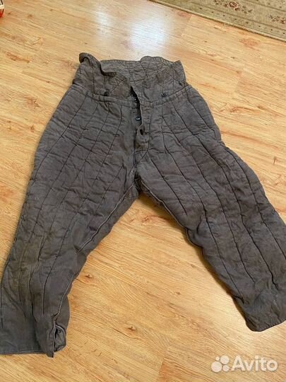 Ватные мужские рабочие штаны