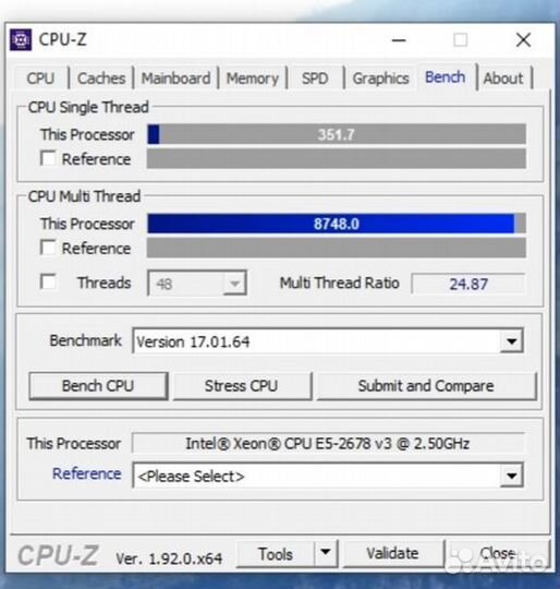 Комплект материнская плата и процессоры- (2х) x99