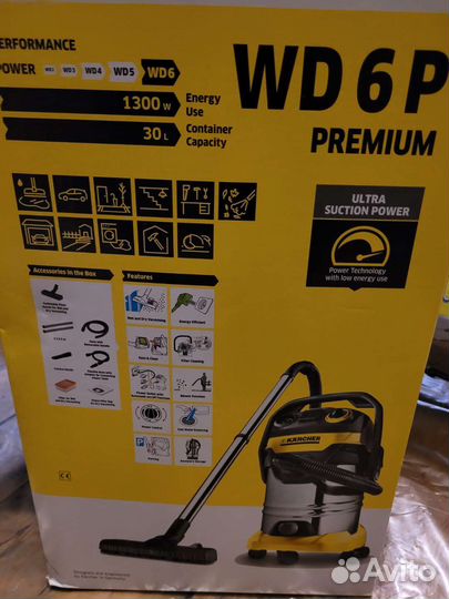 Пылесос Karcher wd 6 premium
