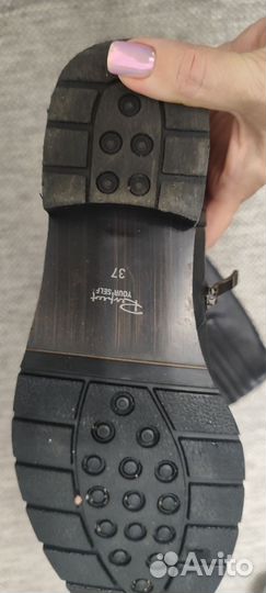 Сапоги женские натуральная кожа 37