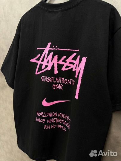 Футболка Nike Stussy оверсайз (унисекс)